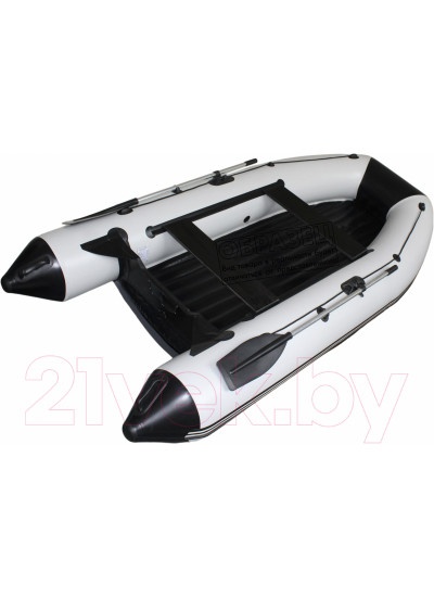 Лодка ПВХ Vivax Т360Р НДНД (с килем, серый/черный)