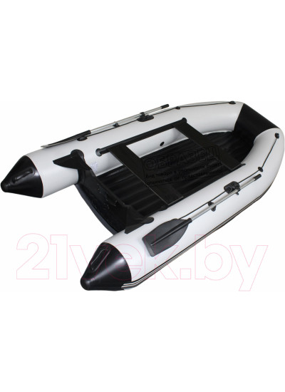 Лодка ПВХ Vivax Т300Р НДНД (с килем, серый/черный)