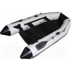 Лодка ПВХ Vivax Т360Р НДНД (с килем, серый/черный)