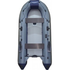 Лодка ПВХ Муссон 3400 Airdeck Киль (серый/синий)