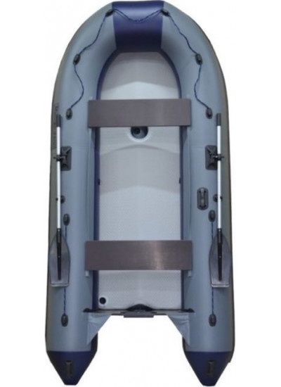 Лодка ПВХ Муссон 3400 Airdeck Киль (серый/синий)