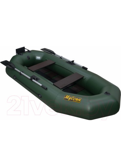 Лодка ПВХ Муссон R-260 PC TP (зеленый)