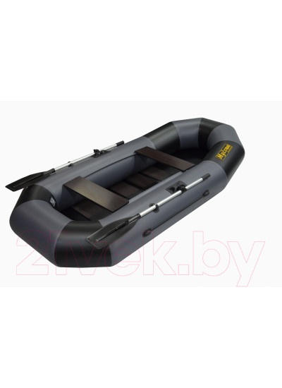 Лодка ПВХ Муссон Н-270 PC (серо-черный)