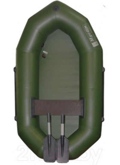 Лодка ПВХ Муссон R-200 с гребками (зеленый)