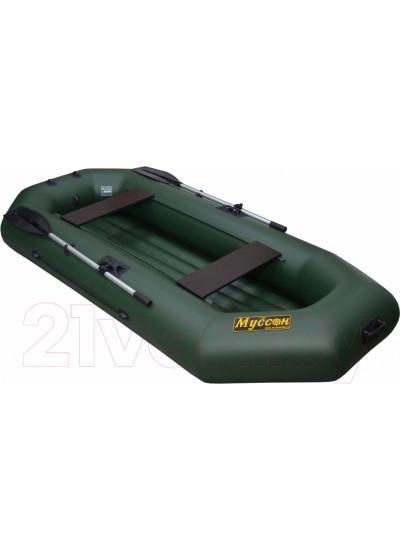 Лодка ПВХ Муссон S-280 НД (зеленый)