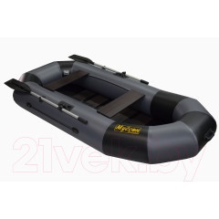 Лодка ПВХ Муссон Н-270 PC (серо-черный)