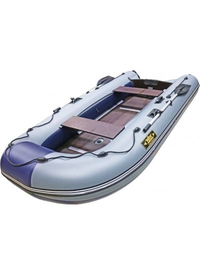 Лодка ПВХ Муссон 3600 СК (серый/синий)