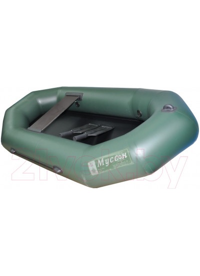 Лодка ПВХ Муссон R-200 с гребками (зеленый)