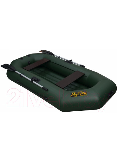 Лодка ПВХ Муссон S-250 НД (зеленый)