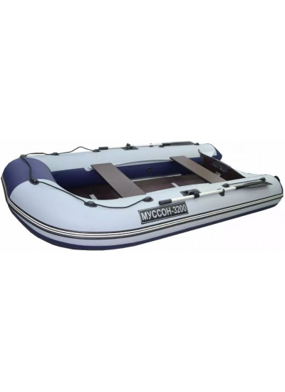 Лодка ПВХ Муссон 3200 СК Pro (серый/синий)