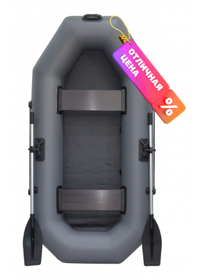 Лодка ПВХ Муссон S-240 (серый)
