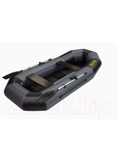 Лодка ПВХ Муссон Н-270 PC (серо-черный)