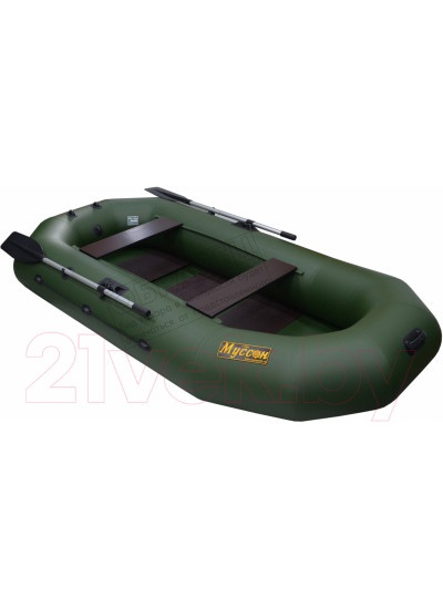 Лодка ПВХ Муссон Н-300 РС (серый)
