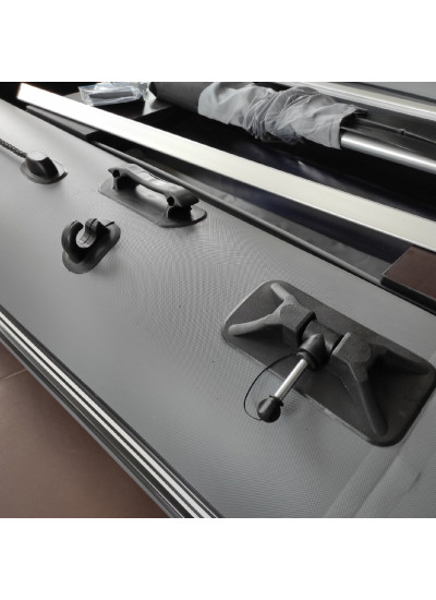 Лодка ПВХ Муссон 3400 СК (серый/синий)