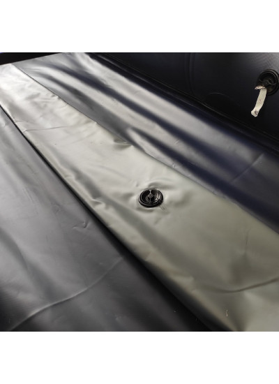 Лодка ПВХ Муссон 3400 СК (серый/синий)