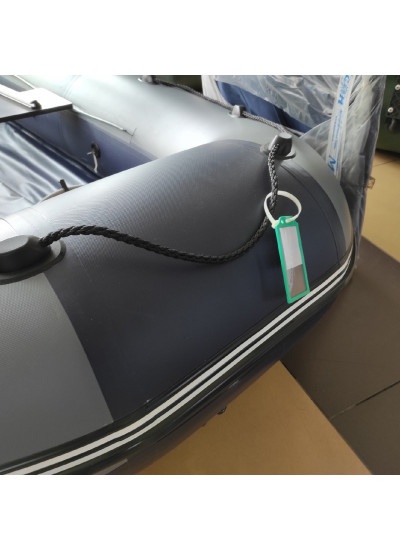 Лодка ПВХ Муссон 3400 СК (серый/синий)