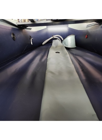 Лодка ПВХ Муссон 3400 СК (серый/синий)