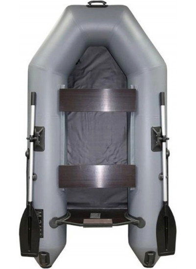 Лодка ПВХ Муссон 2400 (серый, с лодочным мотором Parsun T 5 BMS)