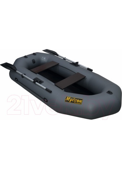 Лодка ПВХ Муссон R-240 (серый)