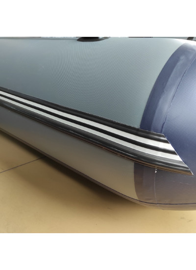 Лодка ПВХ Муссон 3400 СК (серый/синий)