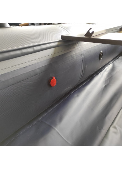 Лодка ПВХ Муссон 3400 СК (серый/синий)