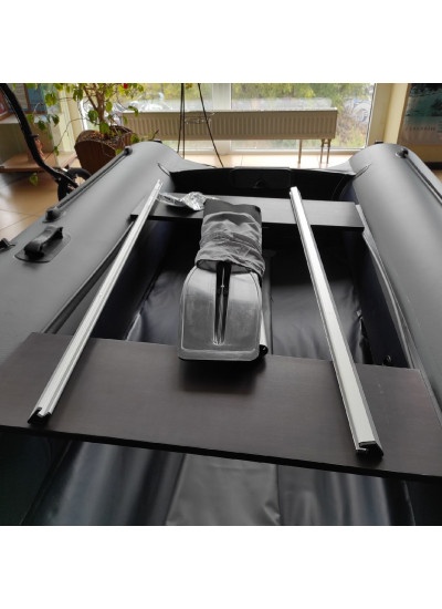 Лодка ПВХ Муссон 3400 СК (серый/синий)