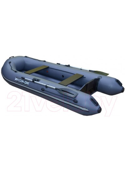 Лодка ПВХ Муссон 3200 НД (серый)