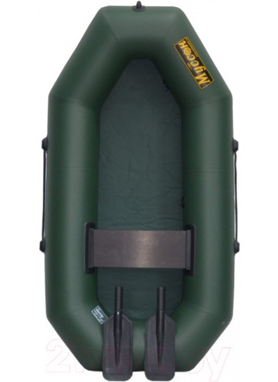 Лодка ПВХ Муссон S-190 с гребками (зеленый)