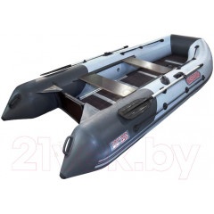 Лодка ПВХ ПОСЕЙДОН Касатка KS 335 серый/темно-серый