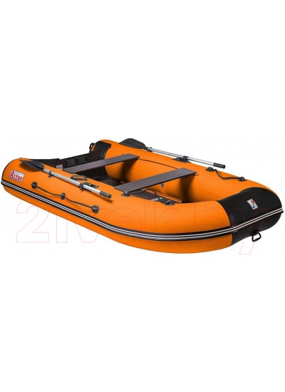 Лодка ПВХ Тонар Алтай 320L (оранжевый/черный)