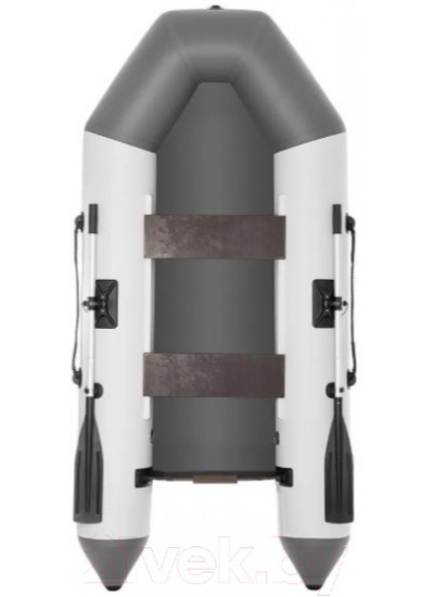 Лодка ПВХ Тонар Капитан 260Т / 4897011 (белый/серый)
