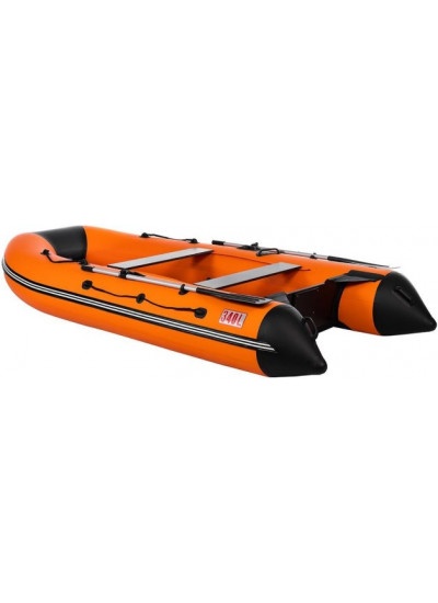 Лодка ПВХ Тонар Алтай 340L (оранжевый/черный)