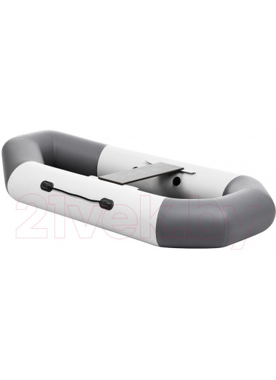 Лодка ПВХ Тонар Бриз 190 с гребками / 4897000 (белый/серый)