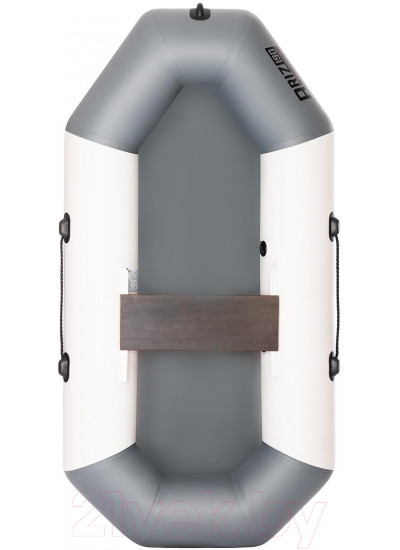 Лодка ПВХ Тонар Бриз 190 с гребками / 4897000 (белый/серый)