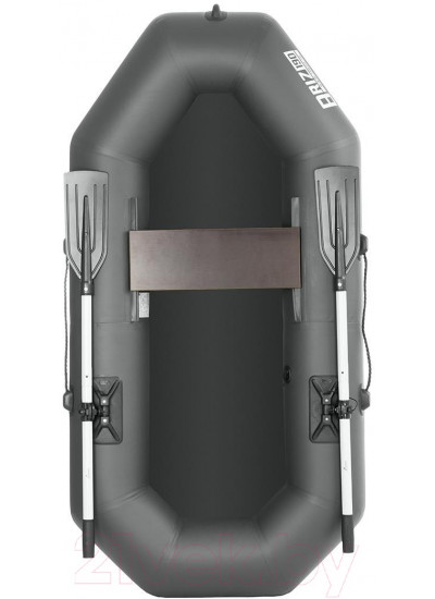 Лодка ПВХ Тонар Бриз 190 с веслами (серый)