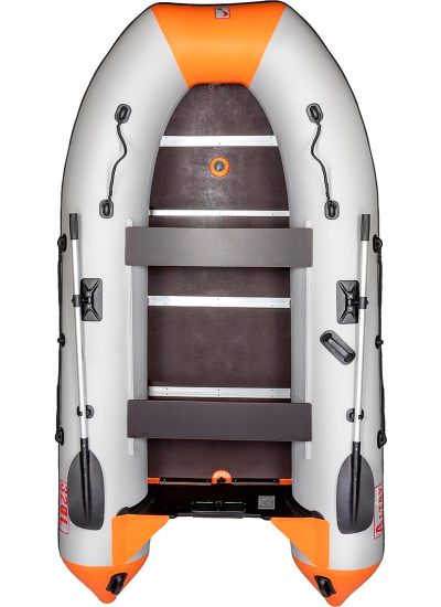 Лодка ПВХ Тонар Алтай 320L (оранжевый/белый)