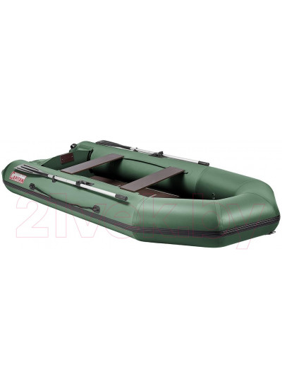 Лодка ПВХ Тонар Капитан Т330 слань+киль / 4897020 (зеленый)