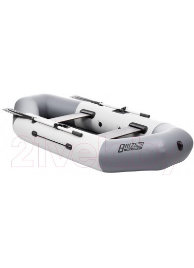 Лодка ПВХ Тонар Бриз 260 / 4897006 (белый/серый)