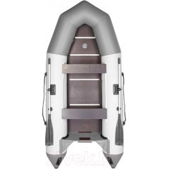 Лодка ПВХ Тонар Капитан Т330 слань+киль / 4897019 (белый/серый)