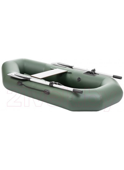 Лодка ПВХ Тонар Бриз 190 с веслами / 6852863 (зеленый)