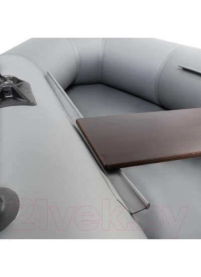 Лодка ПВХ Тонар Шкипер 220 (серый)