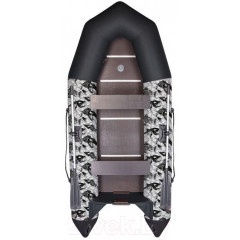Лодка ПВХ Тонар Капитан Т290 слань+киль / 6895017 (принт рыбы)