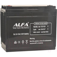Аккумулятор лодочный ALFA battery SL12-134 (134 А/ч)