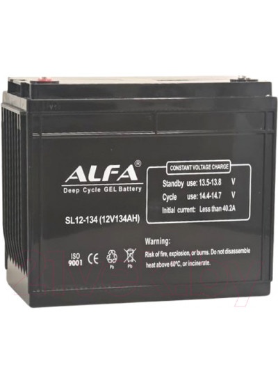 Аккумулятор лодочный ALFA battery SL12-134 (134 А/ч)