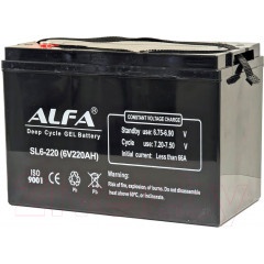Аккумулятор лодочный ALFA battery SL6-220 (220 А/ч)