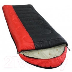 Спальный мешок BalMAX Аляска Camping Plus Series до -10°C L левый (красный/черный)