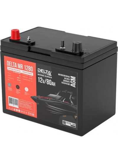 Аккумулятор лодочный DELTA MR 1280