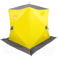 Палатка Helios Куб Premium / HS-WSCI-P-180YG (зимняя, утепленная)