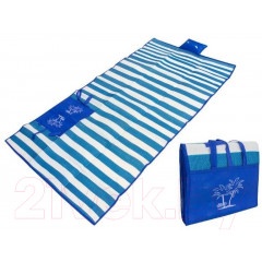 Пляжный коврик Sipl AG366 с надувной подушкой (синий)