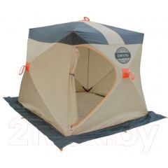 Палатка Митек Омуль-Куб 2 (хаки/бежевый)